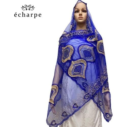 Gauze of new fund of 2019 autumn winters is little scarf Muslim women in head scarves African women scarf scarf