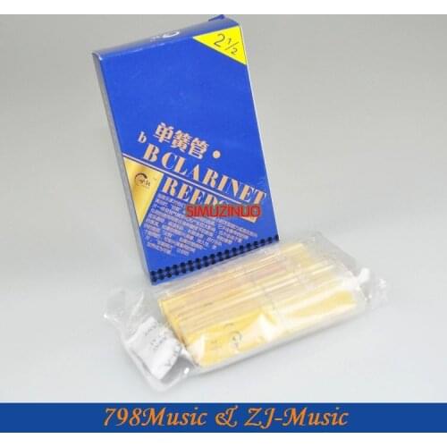 New 10Pcs High Grade Bamboo Bb Clarinet Reeds Musical Instrument Professional Clarinet Accessories