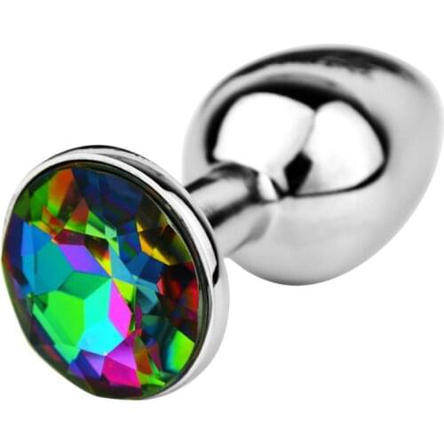 OOTDTY Adult Alloy Anal Plug Sex Toys Butt Stimulation for Women Men Gay Couples dorp shipping