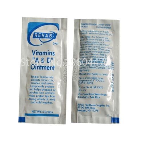 Tattoo Supplies 100pcs/lot Tattoo Recovery Cream Vitamin A+Vitamin D Ointment Top Tattoo Repairing Cream I220