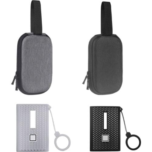 Shockproof Carrying Case + Silicone Cover Combo for Sam sung T7 Touch SSD Case H4GA