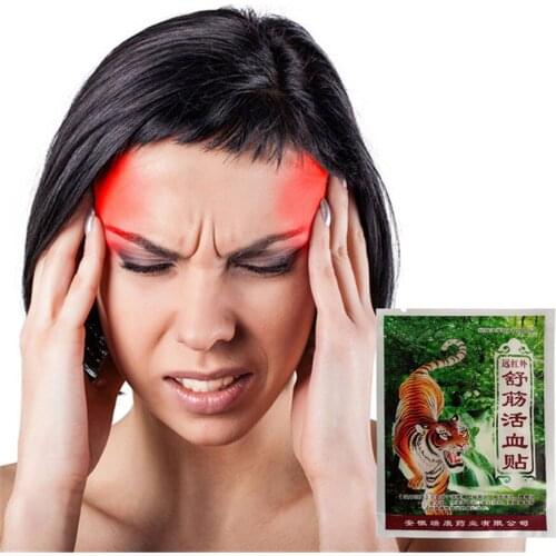 Self-heating Tiger Pain Relief Patch Black stop pain Balm Medicated plaster Massage Tens Pain Patch Medical Plaster Ointment for