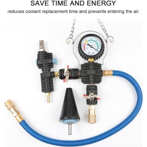 Auto Car Radiator Cooling Antifreeze Replacement Tool Kit Vacuum Pump Coolant System Antifreeze Injector