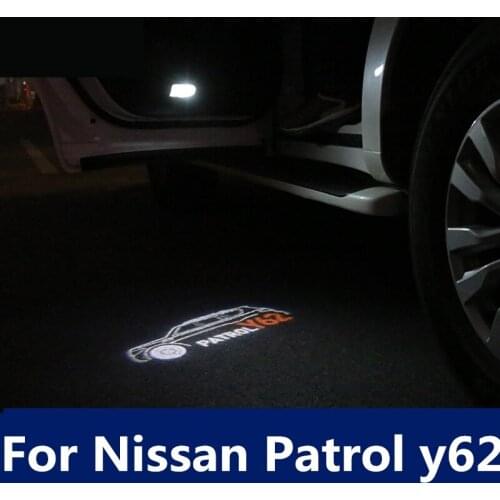Photolight welcome lamp LED Projection Laser Door Lights Refit Accessories Photo Lights Welcome Lights For Nissan Patrol y62