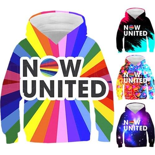 3D Print Now United Hoodies Children Sweatshirts UN Team Aesthetic Streetwear Men Hoodie Pullover Adults Cloth Teenagers Hip Hop