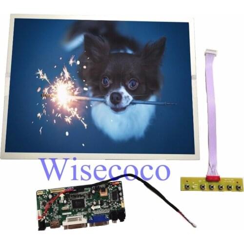 15 Inch 1024*768 IPS LCD Screen display Capacitive touch Panel With HDMI DVI VGA Audio LCD Controller Board LQ150X1LW94 New