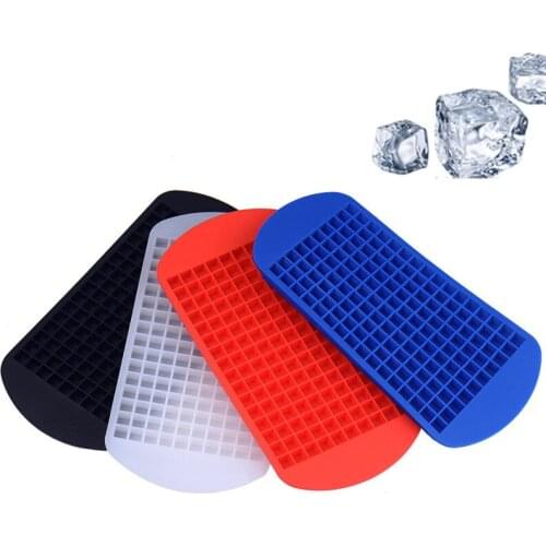 160-square silicone ice cube refrigerator Silicone ice tray ice box to make homemade ice hockey household small quick-freezer