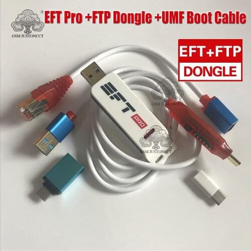 2021 NEW Original EFT Pro2 Dongle / EFT+FTP Key 2 IN 1 DONGLE + (UMF) ALL BOOT CABLE + FTP Unlimited download