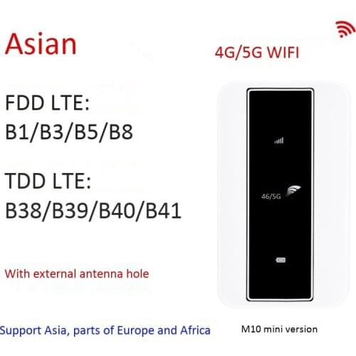 4G MiFi Router 4G Wifi Router 150Mbps Supports 5G SIM Card Car Mobile WiFi Hotspot with Sim Card Slot