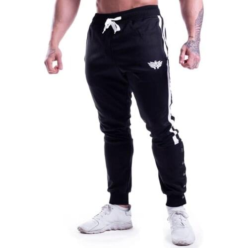 2020 summer New Fashion Thin section Pants Men Casual Trouser Jogger Bodybuilding Fitness Sweat Time limited Sweatpants
