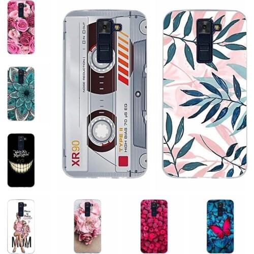 Case for LG K8 Lte K350 K350E K350N 5.0" K 8 Cover Soft Silicone Thin TPU Back Cover For LG K8 Case For LG K 8 k8 Coque Capa Bag