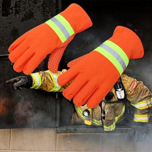 DA-075 Heat Resistant Gloves Firefighter Fire Gloves Anti-static Insulated