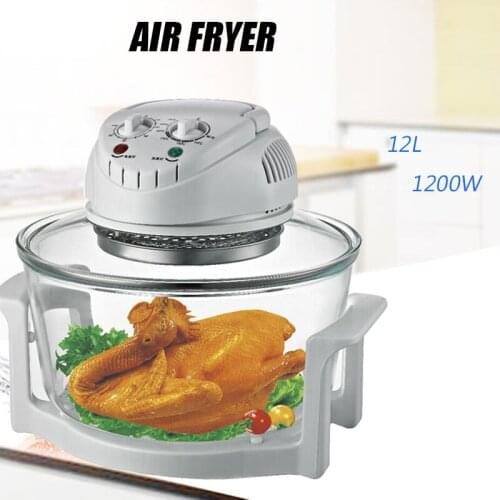 Air Fryer Electric 12L Convection Oven Household Large Capacity Electric Frying Pan Oven Oil-Free Hot Air Furnace