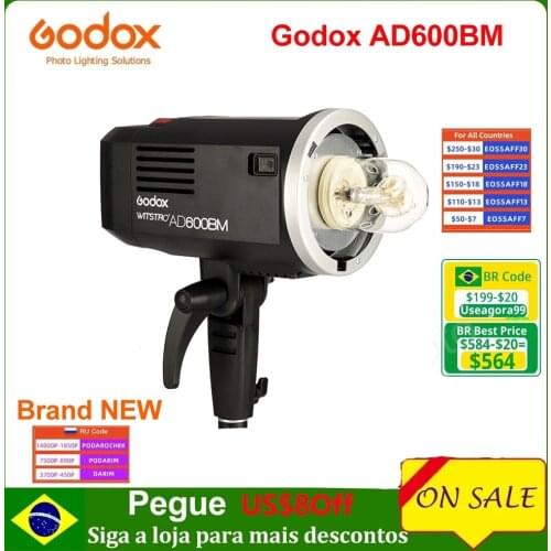 Godox Wistro AD600BM AD600B Outdoor Studio Flash Photo Bowens Mount 600W GN8780cmX80cm Softbox PK AD600pro for live youtube