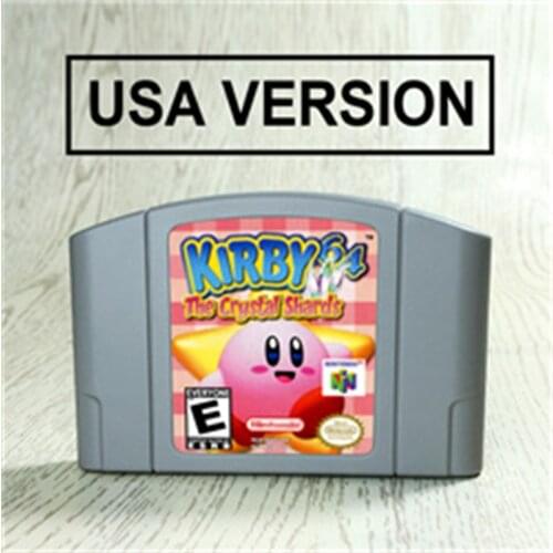 Kirbyed 64 The Crystal Shards For 64 Bit Game Cartridge USA Version NTSC Format