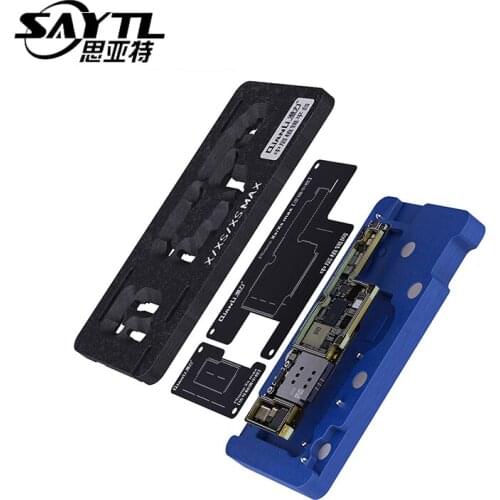 Qianli BGA Reballing Stencil Kit for iPhone 11 PRO X XS XS MAX Motherboard Middle Frame Soldering template Reballing Platform