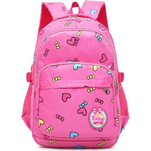 New Printing Girl School Bag Kids Backpack Zipper Backpacks School Bags For Girls Primary Schoolbag Mochilas