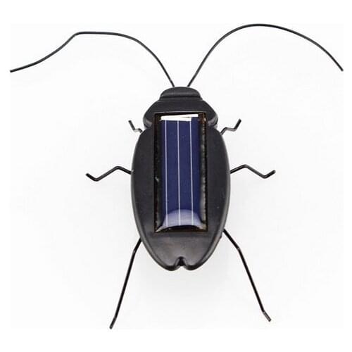 Novelty Toys Solar Cockroach Energy Cockroach Children Insect Bug Teaching Fun Gadget Toy Gift Solar Power Energy Toys Hot Sale