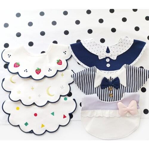 2020 autumn and winter new product saliva towel baby gentleman bow tie bib baby bib pure cotton childrens fake neckline water p