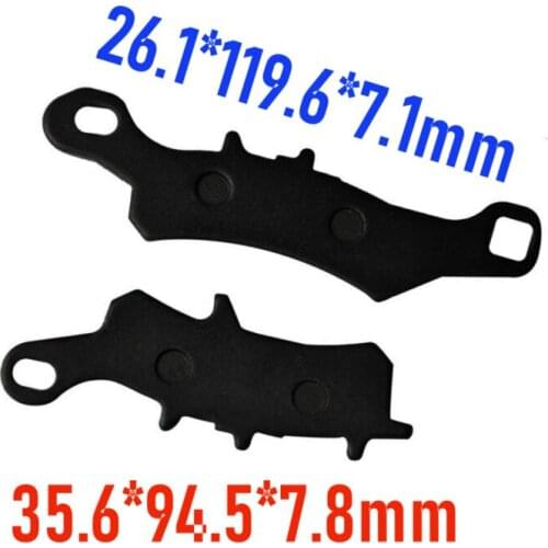 Motorcycle Front Brake Pad for Kawasaki KX80 KX85 KX100 KL250 KLX250 Super Sherpa KFX450 R KFX450R KVF650 KFX700 Suzuki RM85