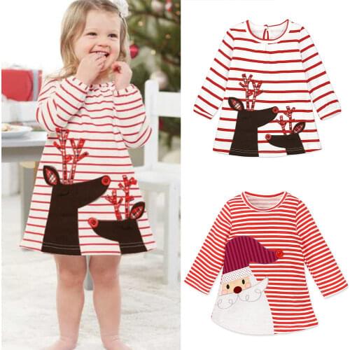 2021 Baby Girl Casual Dress Kids Cute Casual Dress Toddler Girl Clothes Christmas Dresses Vestido De Fiesta De Boda Ropa Bebe