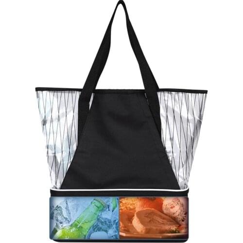 Portable Lunch Bag Thermal Insulated Large Capacity Lunch Box Cooler Bag Picnic Storage Bag Heat Preservation Fresh-keeping Bag