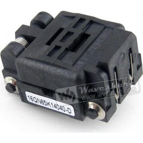 QFN16 MLP16 MLF16 16QN65K14040 QFN Enplas IC Test Burn-in Socket Programming Adapter 4x4mm 0.65Pitch