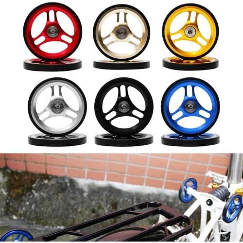Ultralight Easywheel for Brompton Folding Bike Transportation Travel Cycling Components Accessories Foldable Travel Component