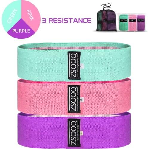 Fabric Resistance Hip Band Elastic Fitness Expander Glute bands Strength Training Body Booty Bands Workout Exercise Equipments