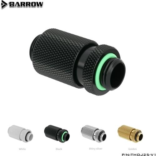 Barrow PC water cooling fitting extend Extension 25.5-34.5mm (Male To Male) Fitting tube connector cooler THDJ25-V1