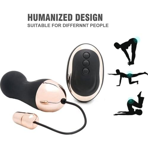 Vibrator Erotic Massage Wireless Remote Control Vibrator Adult Sex Toy Powerful Bullet Vbrating Egg Product for Women Kegel Ball