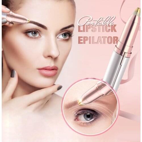 1pc Mini Electric Eyebrow Trimmer Painless Eye Brow Epilator Shaver Razors Portable Facial Hair Remover For Women