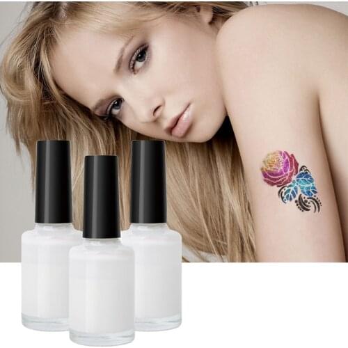 1Pc One-time Glitter Powder Tattoo Glue Gel Flash Powder Tattoo Glue Long Lasting Body art Waterproof Tattoo Paint TSLM2