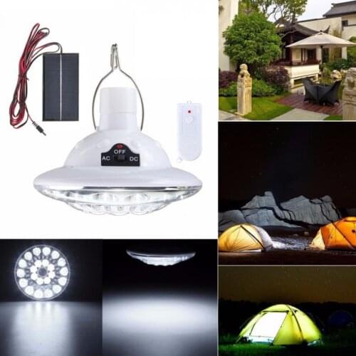 22 LED Rechargeable Super Bright Outdoor Remote Control Lights Solar Camping Lights Flashlight Yard Automatic Sensor Garden lam