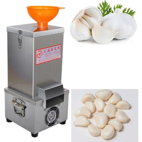 220V/110V 25KG/H Stainless Steel 180w Commercial Garlic Peeling Machine Electric Garlic Peeler Price High Efficiency