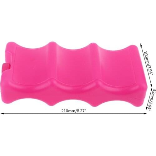 600ml Reusable Ice Brick Ice Block Ice Pack Cooler Milk Storage For Cooler Bag 69HE