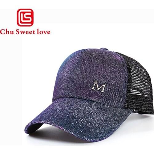 Men Baseball Cap Summer Sports Caps Women Mesh Casual Hat Couple Sunshade Curved Sun Visor Cap Outdoor Adjustable Sun Hat