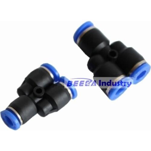 Pneumatic trachea quick connect quick connector Y type tee PY8mm PY4 PY6 PY10 PY12