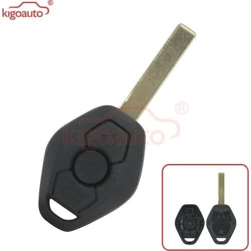 Kigoauto case shell for BMW 3 5 series X3 X5 Z4 3 button Unut HU92 car key cover
