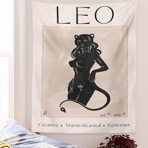 Boho Decor Astrology Sun Moon Constellation Tapestry Wall Hanging Tarot Cards Witchcraft Decoration Aesthetic Room Decor Mural