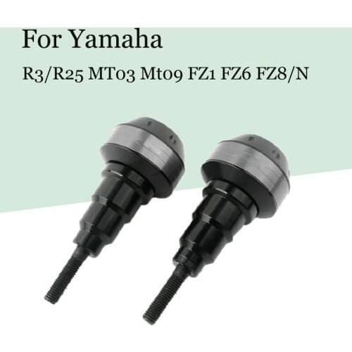 For Yamaha R3/R25 MT03 Mt09 FZ1 FZ6 FZ8/N Motorcycle Modified Drop-Resistant Rod Glue Protective Ball Accessories