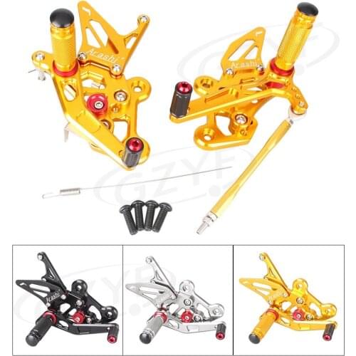For Suzuki GSX-S 750 2015-2016 & GSR750 2011 2012 2013 2014 2015 2016 Aluminum Motorcycle Footrest Rearset Kit Foot Pegs Rests