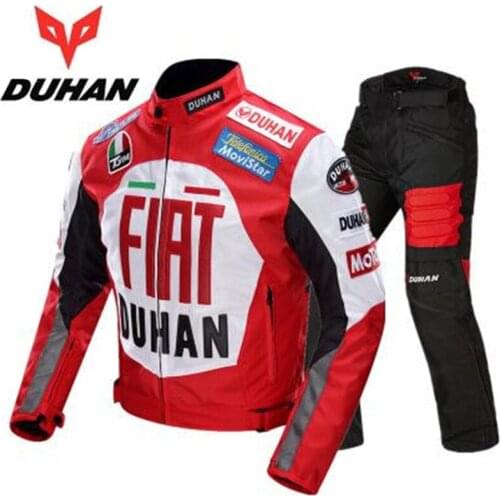 DUHAN Oxford Fabric Motorcycle jackets Winter Windproof Liner Jacket Motocross Riding Racing suit Moto protection jacket pants