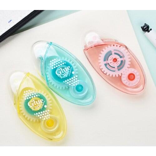 DIY Double Sided Adhesive Correction Tape Glue Sealing Letter Office Work Runner Dispenser Scrapbooking Stationery Supplies