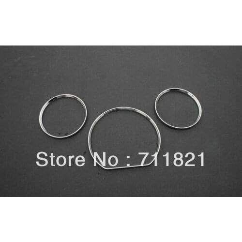Chrome Dash Board Gauge Ring Set For Mercedes Benz W210 00-02 E Class