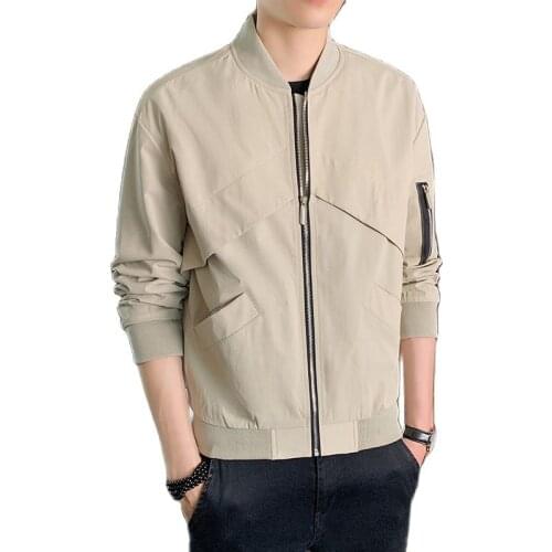 NEW Mens jacket large size 8XL American baseball uniform mens spring autumn loose flight jacket mens spring jacket tide mens