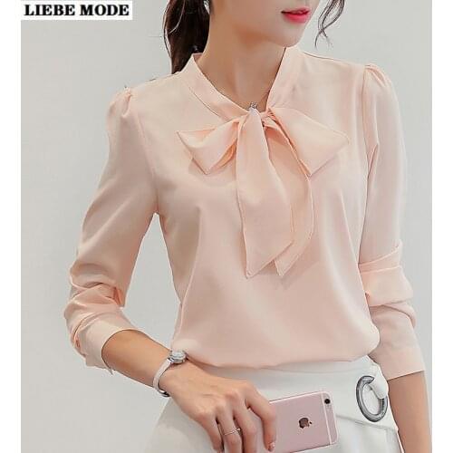 LIEBE MODE Blouses With Tie
