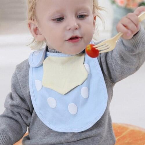 Any Seasons Cute Infant Baby Boys Girls Saliva Towel Bib Cartoon Printing Washable U Shaped Soft Bib Gauze Absorbent Drool Towel