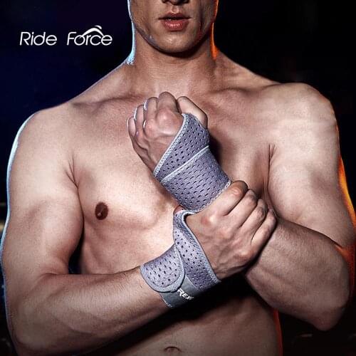 1 Pair Wristband Support Pressurize Compression Elastic Wrist Wraps Hand Brace for Gym Fitness Gear Power Weightlifting