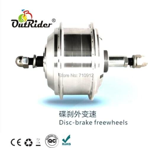 No Shipping 48V Rear Expansible 7-speed Hall/ no hall Ebike/Electric Bike Hub Motor300rpmOR01B6